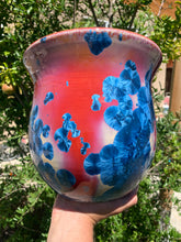 Load image into Gallery viewer, Ceramic Plant Pot Handmade Crystalline Glazed Large Planter

