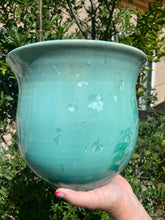 Load image into Gallery viewer, Ceramic Plant Pot Handmade Crystalline Glazed Large Planter
