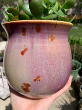 Load image into Gallery viewer, Ceramic Plant Pot Handmade Crystalline Glazed Medium Planter
