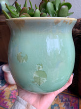 Load image into Gallery viewer, Crystalline Glazed Medium Plant Pot
