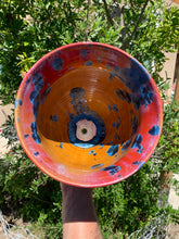 Load image into Gallery viewer, Ceramic Plant Pot Handmade Crystalline Glazed Large Planter
