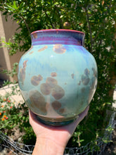 Load image into Gallery viewer, Crystalline Pottery Vase Handmade Decorative Flower Vase

