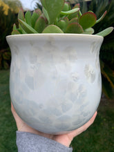 Load image into Gallery viewer, Crystalline Glazed Medium Plant Pot
