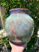 Load image into Gallery viewer, Crystalline Pottery Vase Handmade Decorative Flower Vase
