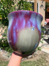 Load image into Gallery viewer, Ceramic Plant Pot Handmade Crystalline Glazed Large Planter
