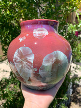 Load image into Gallery viewer, Crystalline Pottery Vase Handmade Decorative Flower Vase
