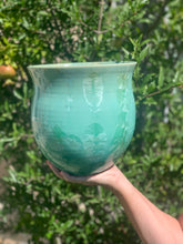 Load image into Gallery viewer, Ceramic Plant Pot Handmade Crystalline Glazed Large Planter

