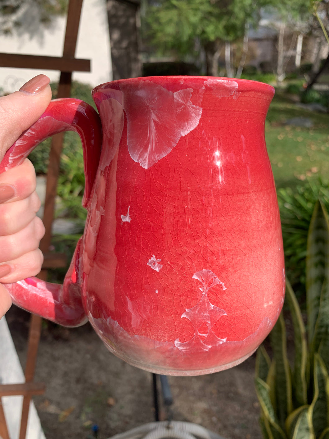 Large Crystalline Glazed Mug - 24 oz