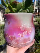 Load image into Gallery viewer, Crystalline Glazed Medium Plant Pot
