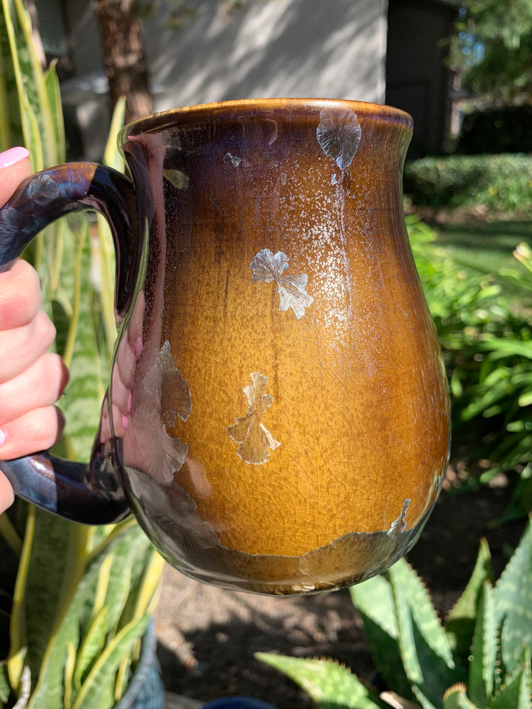 Large Crystalline Glazed Mug - 24 oz
