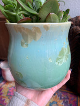 Load image into Gallery viewer, Crystalline Glazed Medium Plant Pot
