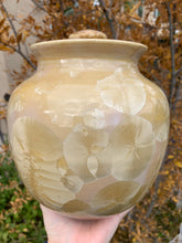 Load image into Gallery viewer, Crystalline Pottery Decorative Jar or Vase with Lid
