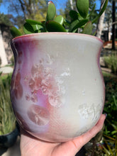Load image into Gallery viewer, Crystalline Glazed Medium Plant Pot
