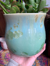 Load image into Gallery viewer, Crystalline Glazed Medium Plant Pot
