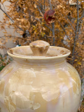 Load image into Gallery viewer, Crystalline Pottery Decorative Jar or Vase with Lid
