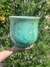 Load image into Gallery viewer, Ceramic Plant Pot Handmade Crystalline Glazed Large Planter
