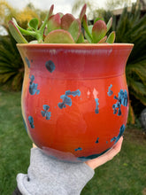 Load image into Gallery viewer, Crystalline Glazed Medium Plant Pot
