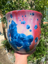 Load image into Gallery viewer, Ceramic Plant Pot Handmade Crystalline Glazed Large Planter
