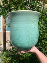 Load image into Gallery viewer, Ceramic Plant Pot Handmade Crystalline Glazed Large Planter
