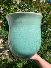 Load image into Gallery viewer, Ceramic Plant Pot Handmade Crystalline Glazed Large Planter
