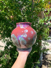 Load image into Gallery viewer, Crystalline Pottery Vase Handmade Decorative Flower Vase
