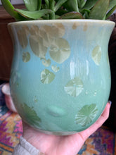 Load image into Gallery viewer, Crystalline Glazed Medium Plant Pot
