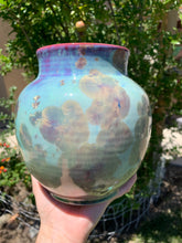 Load image into Gallery viewer, Crystalline Pottery Vase Handmade Decorative Flower Vase
