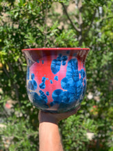 Load image into Gallery viewer, Ceramic Plant Pot Handmade Crystalline Glazed Large Planter

