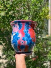 Load image into Gallery viewer, Ceramic Plant Pot Handmade Crystalline Glazed Large Planter
