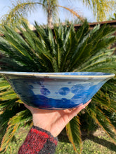 Load image into Gallery viewer, Wheel Thrown Crystalline Glazed Fruit Bowl
