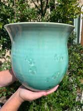 Load image into Gallery viewer, Ceramic Plant Pot Handmade Crystalline Glazed Large Planter
