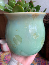 Load image into Gallery viewer, Crystalline Glazed Medium Plant Pot
