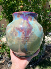 Load image into Gallery viewer, Crystalline Pottery Vase Handmade Decorative Flower Vase

