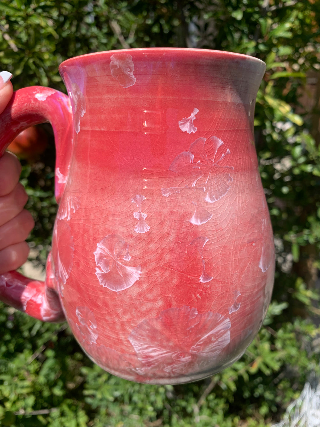 Large Crystalline Glazed Mug - 24 oz