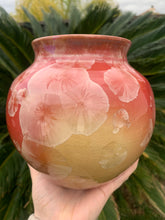 Load image into Gallery viewer, Crystalline Pottery Vase Handmade Decorative Flower Vase
