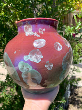 Load image into Gallery viewer, Crystalline Pottery Vase Handmade Decorative Flower Vase
