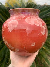 Load image into Gallery viewer, Crystalline Pottery Vase Handmade Decorative Flower Vase
