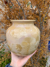 Load image into Gallery viewer, Crystalline Pottery Decorative Jar or Vase with Lid
