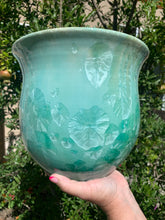 Load image into Gallery viewer, Ceramic Plant Pot Handmade Crystalline Glazed Large Planter
