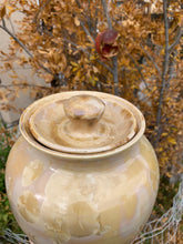 Load image into Gallery viewer, Crystalline Pottery Decorative Jar or Vase with Lid
